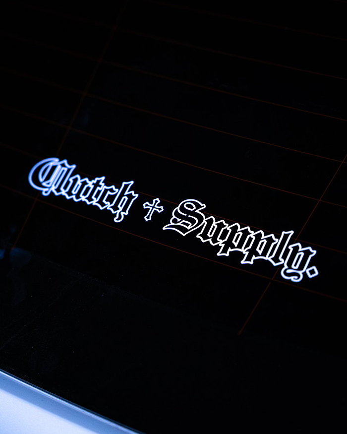 Clutch Supply Cross Decal