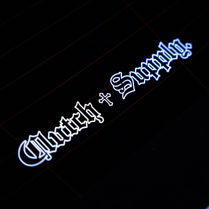 Clutch Supply Cross Decal