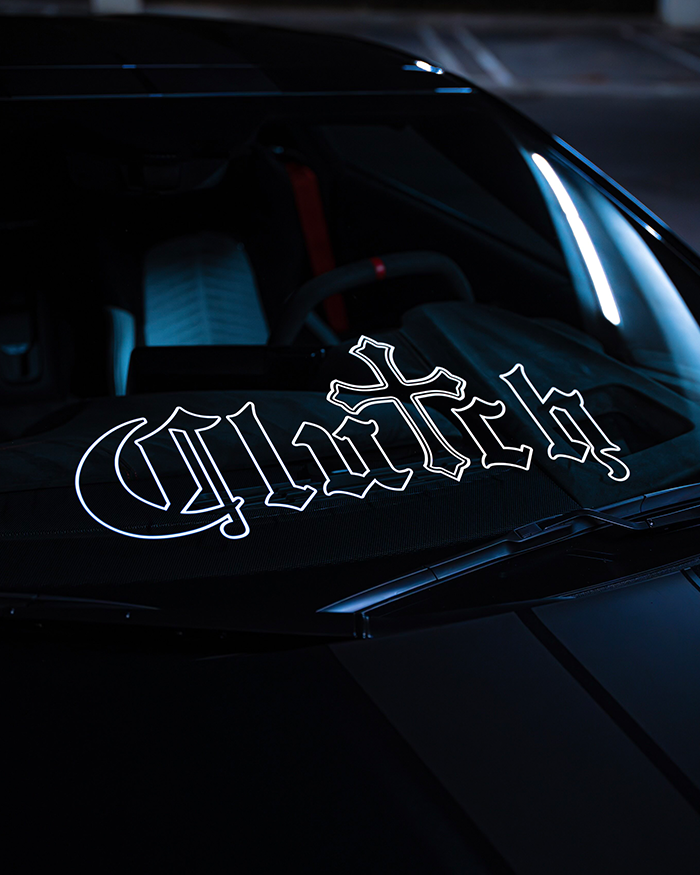 Clutch "Hollowed" Windshield Banner