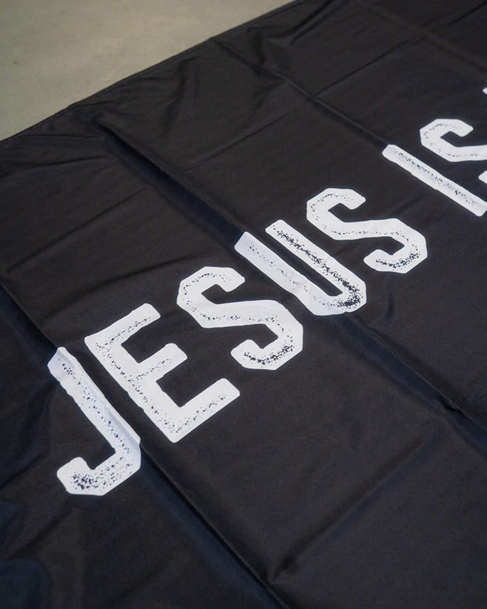 "Jesus is King" Flag