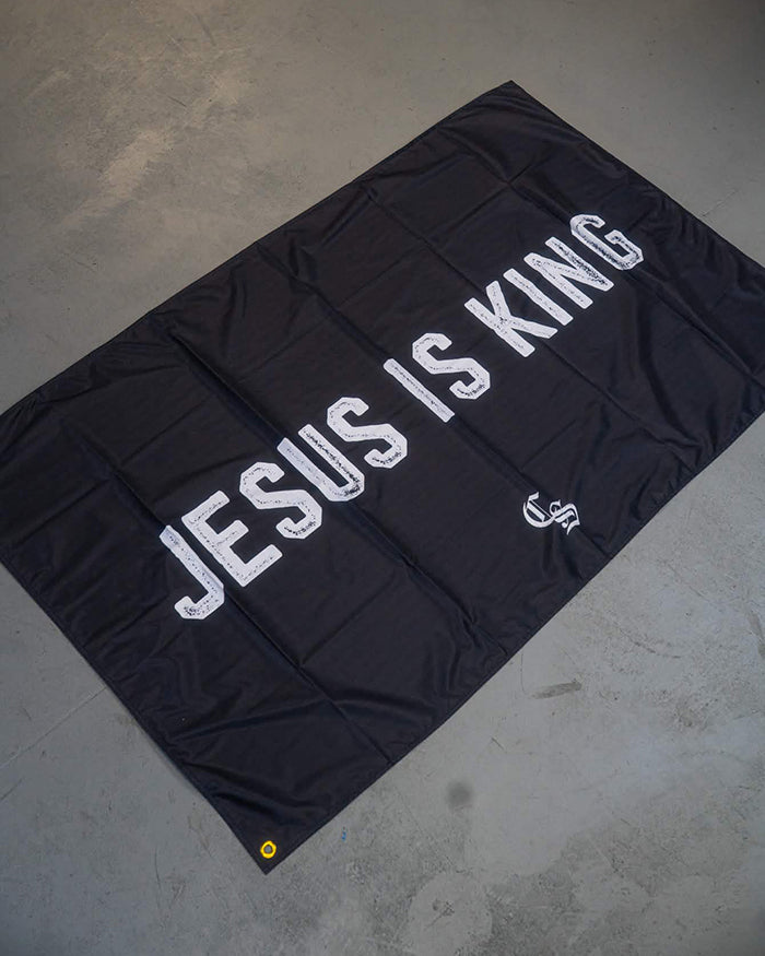 "Jesus is King" Flag