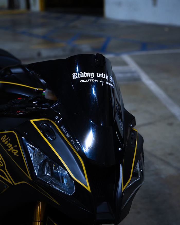 Riding with Faith Decal