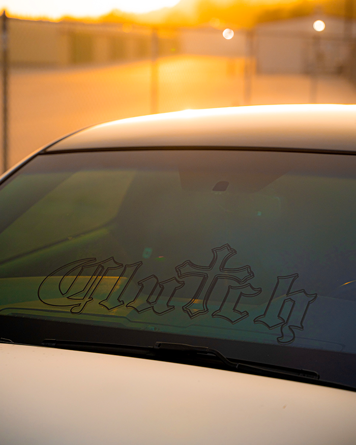 Clutch "Hollowed" Windshield Banner