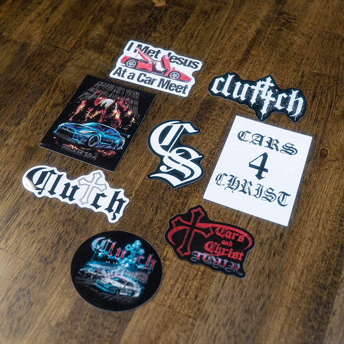 Clutch Sticker Pack