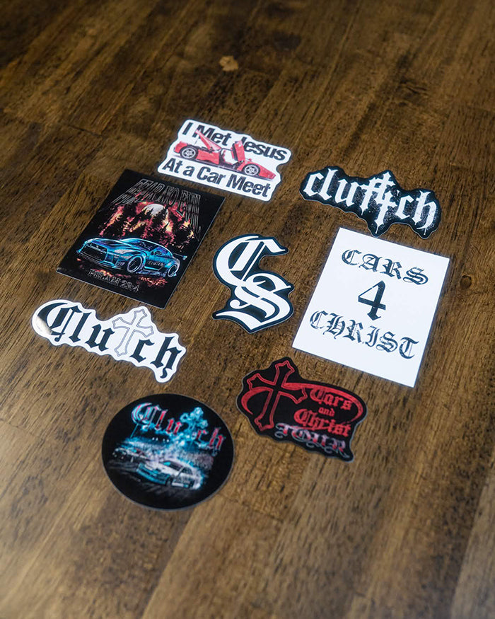 Clutch Sticker Pack