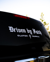 Driven by Faith XL Decal