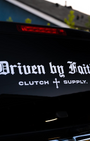Driven by Faith XL Decal