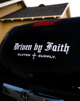 Driven by Faith Decal