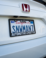 Clutch License Plate Frame