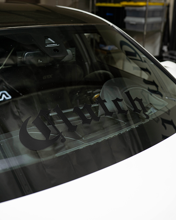 Clutch Banner Decal Blackout