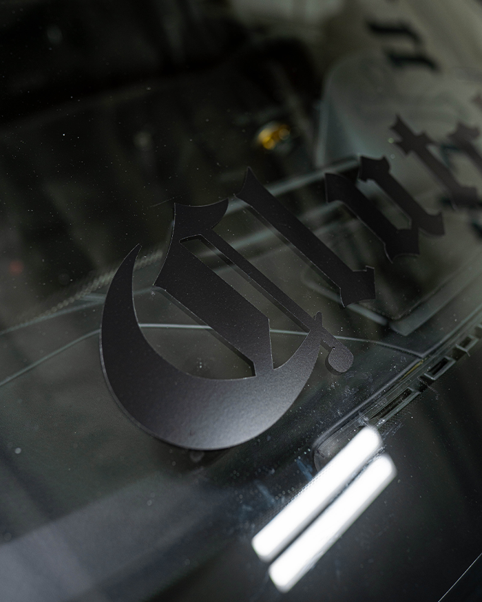 Clutch Banner Decal Blackout