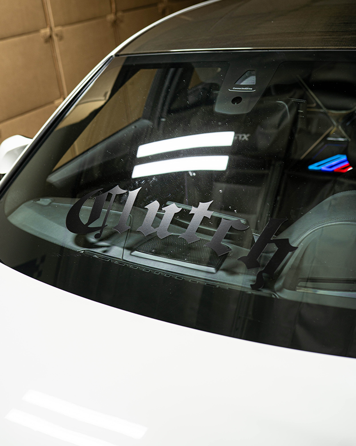 Clutch Banner Decal Blackout