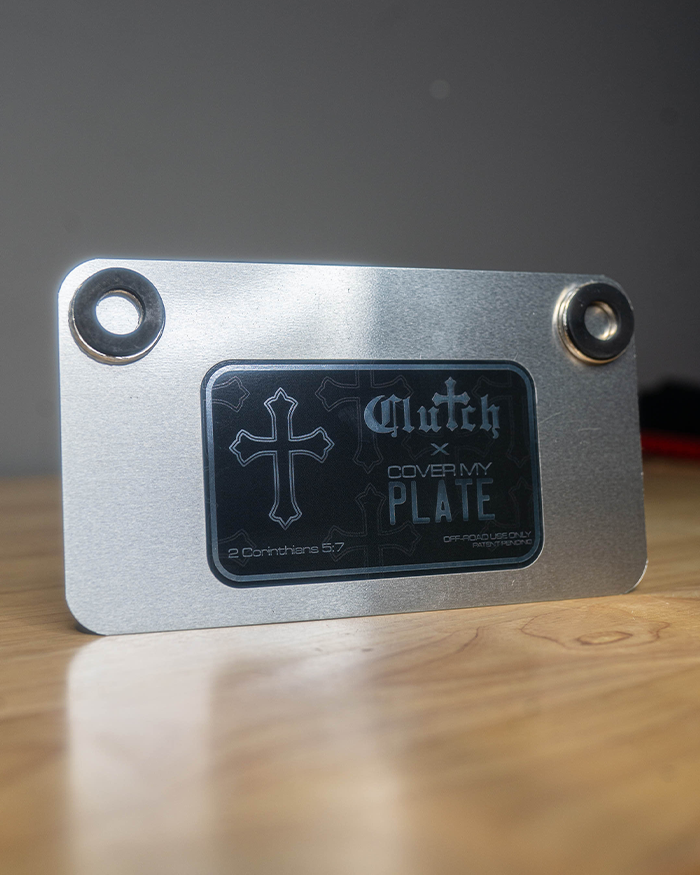 Clutch "Bike" Vanity Plate V2