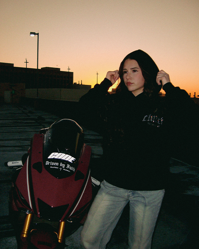 Clutch "Rhinestone" Cross Sweatshirt (PRE-ORDER)