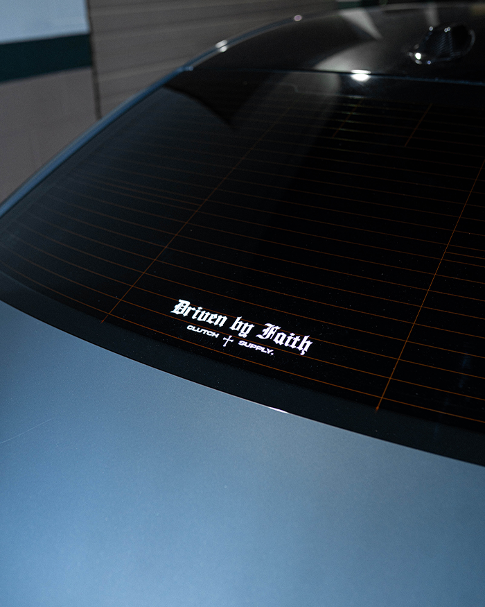 Driven by Faith Decal