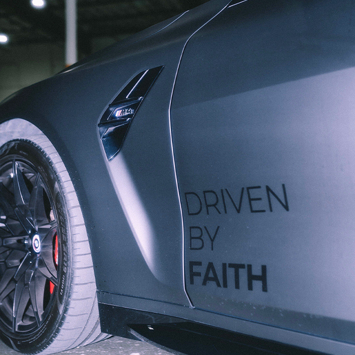 Driven By Faith Livery Decal