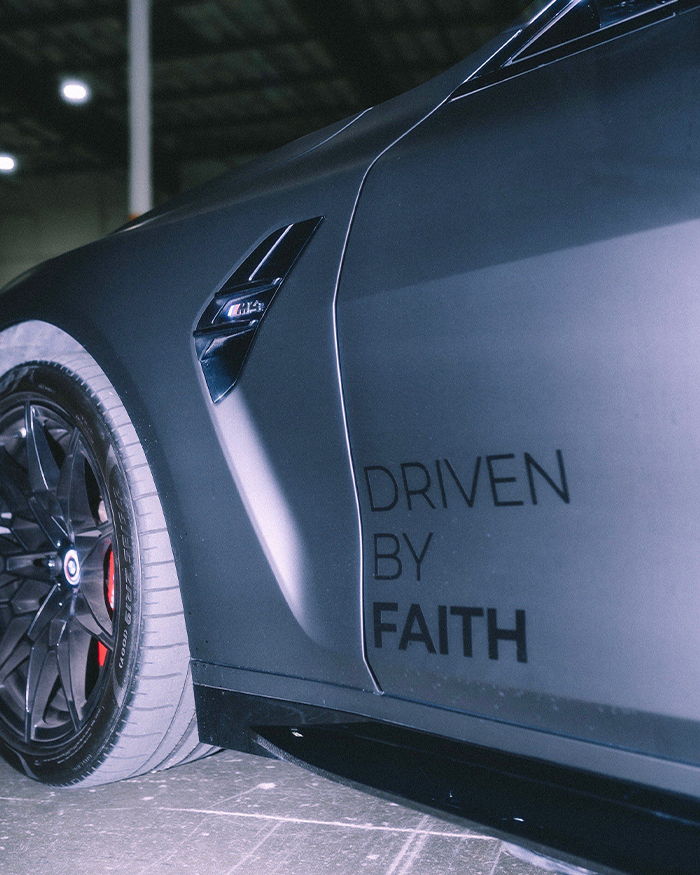 Driven By Faith Livery Decal