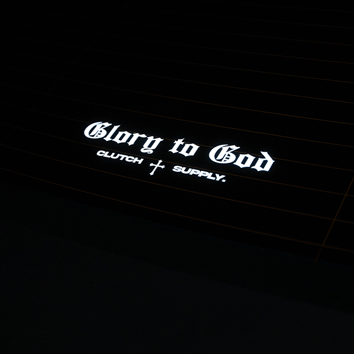 "Glory to God" Decal