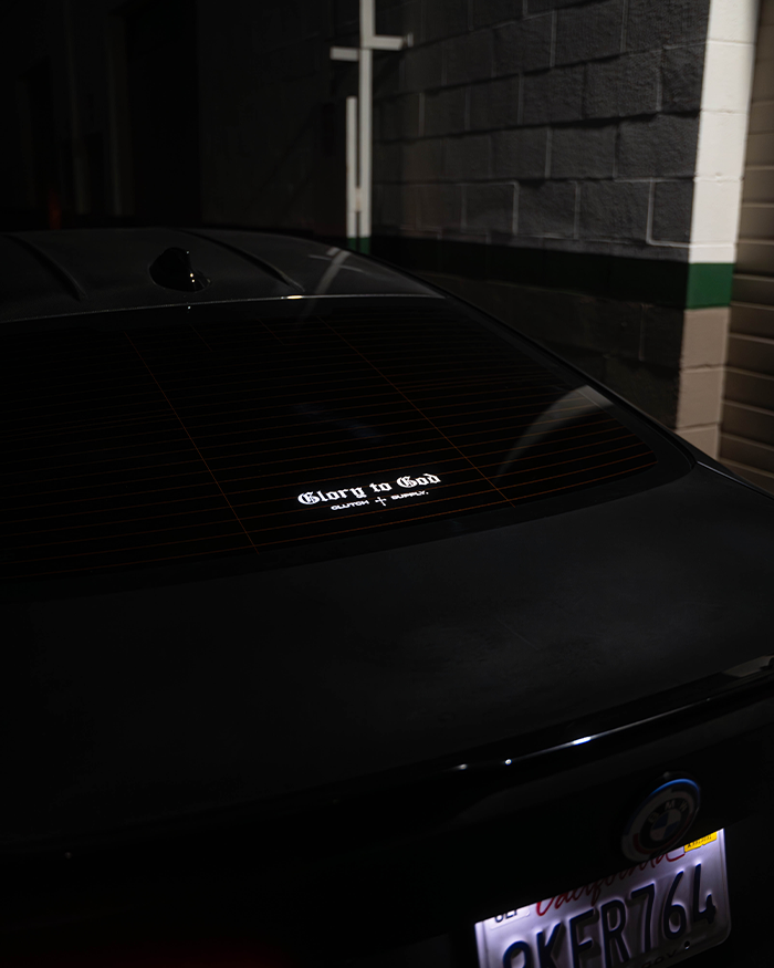 "Glory to God" Decal