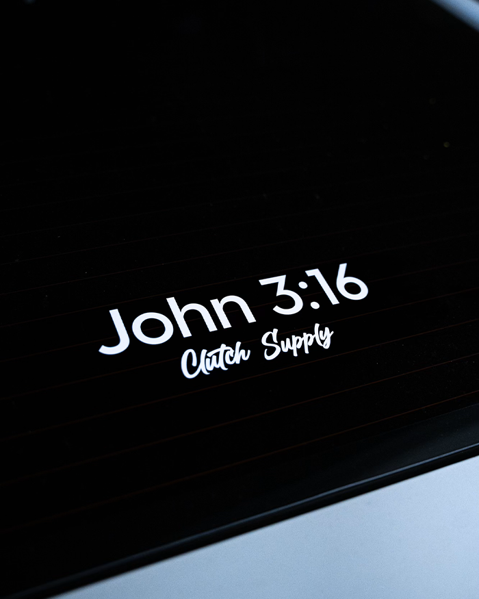 Clutch Supply "Scripture" Decals