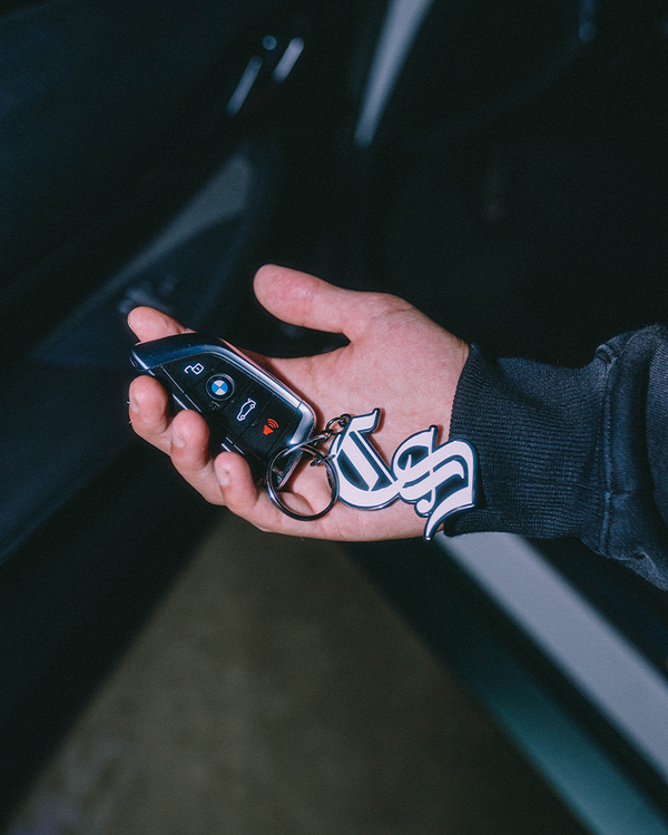 "CS" Metal Keychain
