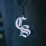 "CS" Metal Keychain