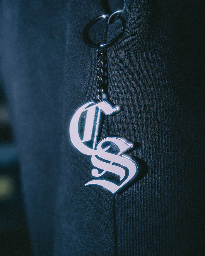"CS" Metal Keychain