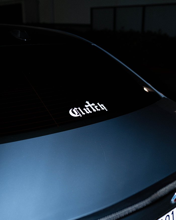 Mini Clutch Logo Decal