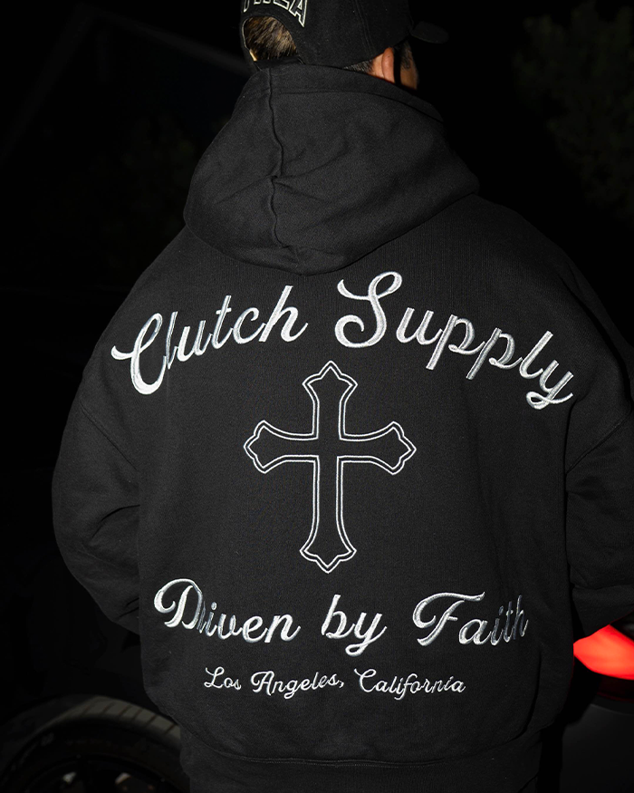 Clutch Supply "Script" Sweatshirt