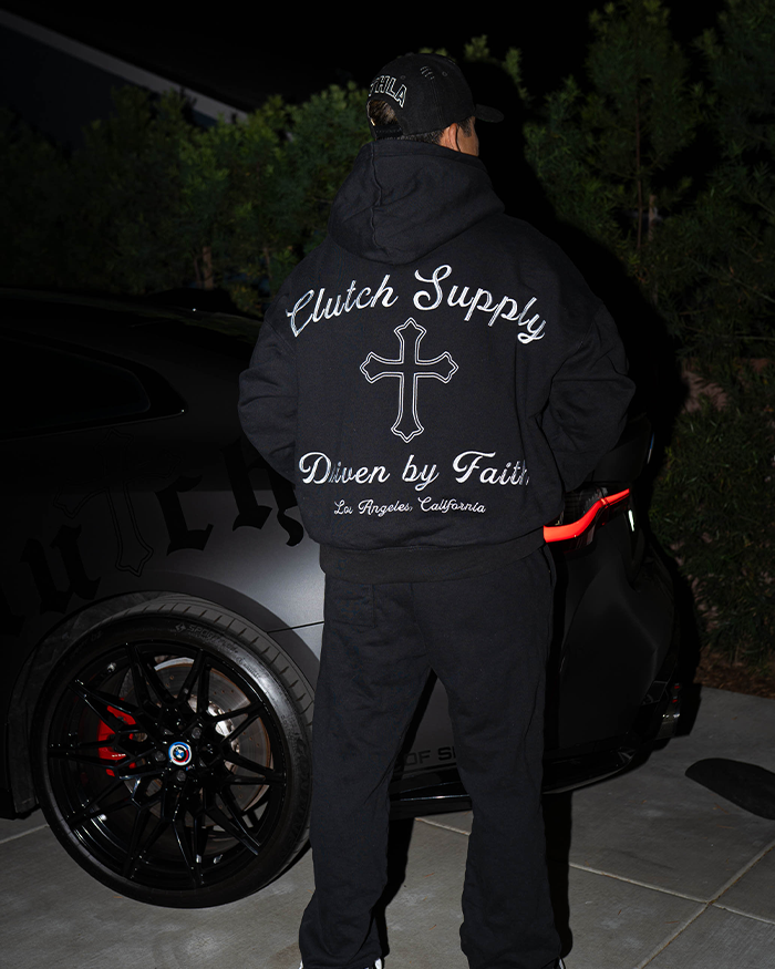 Clutch Supply "Script" Sweatshirt