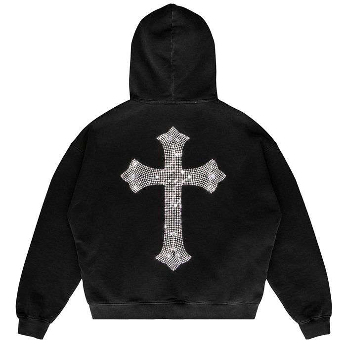 Clutch "Rhinestone" Cross Sweatshirt (PRE-ORDER)