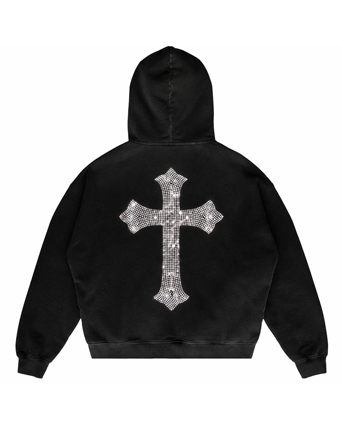 Clutch "Rhinestone" Cross Sweatshirt (PRE-ORDER)