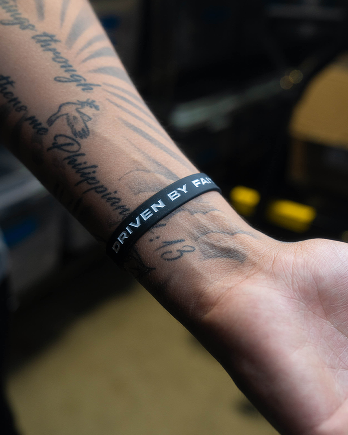 "Driven by Faith" Wristband