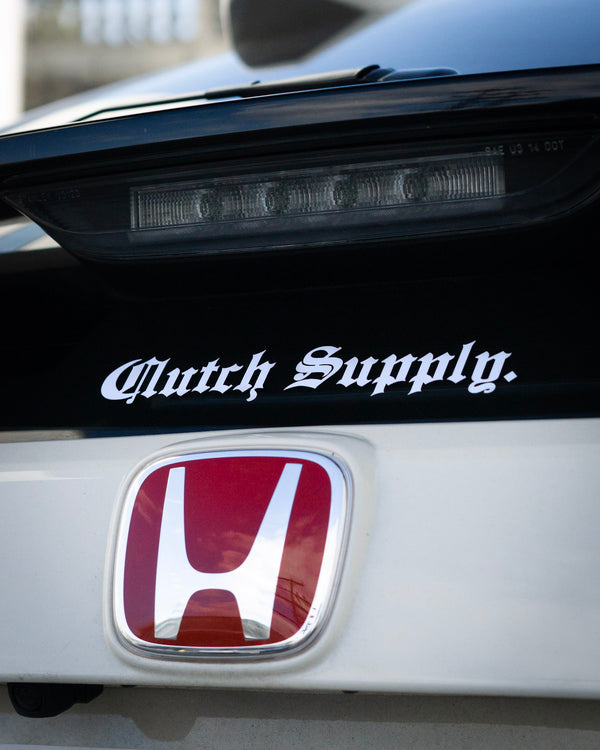 Clutch Supply Decal